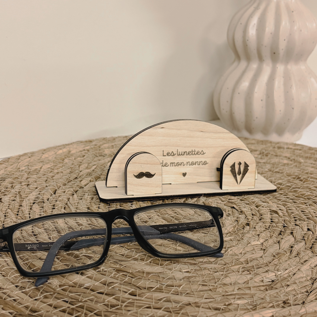 Porte-lunettes en bois