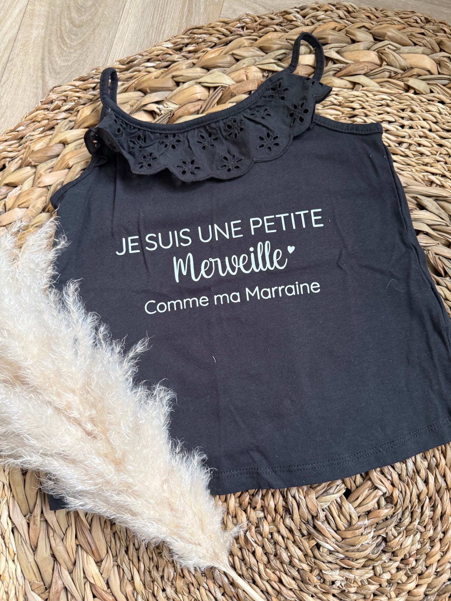 Blouse à bretelles avec volants 4-6 ans