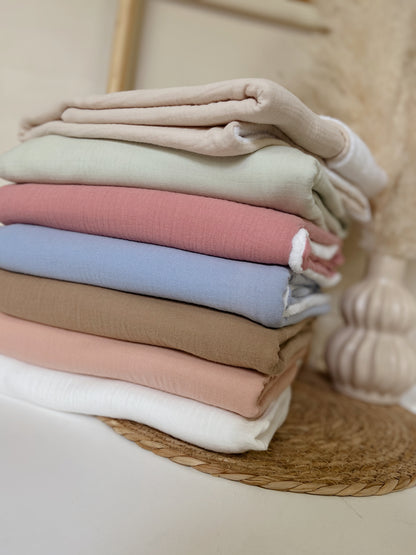 Couverture en gaze bi-matière