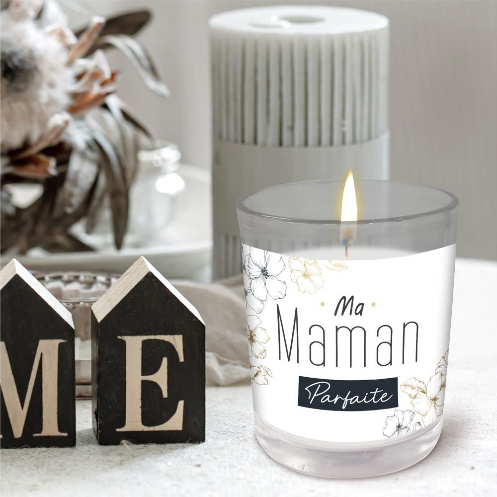 Bougie verre "ma maman parfaite"