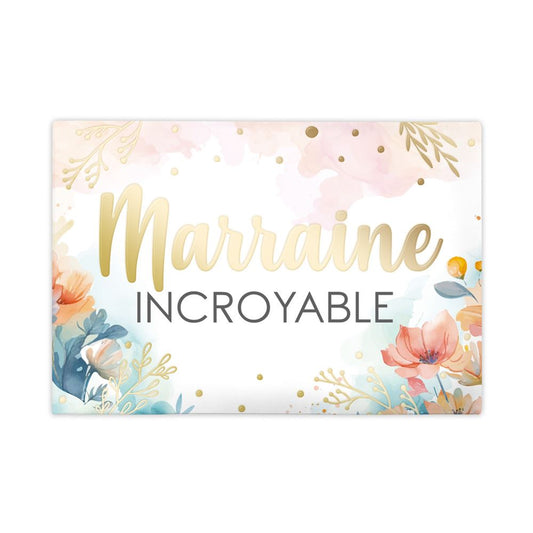 Magnet marraine incroyable