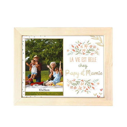Cadre photo "papy et mamie"