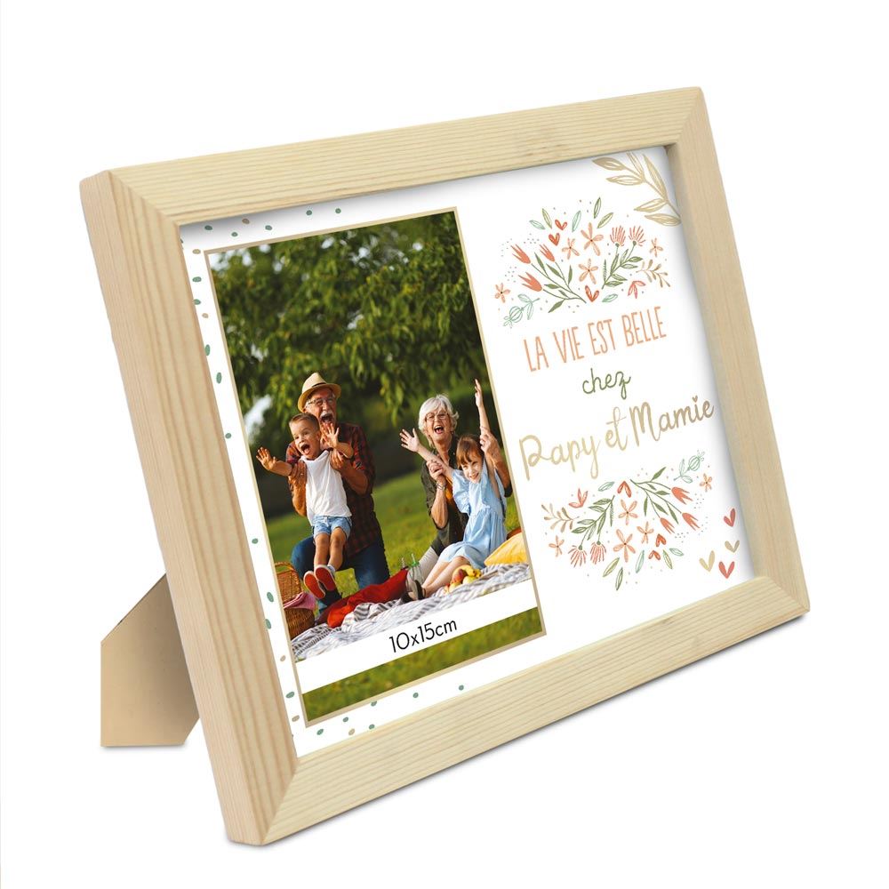 Cadre photo "papy et mamie"