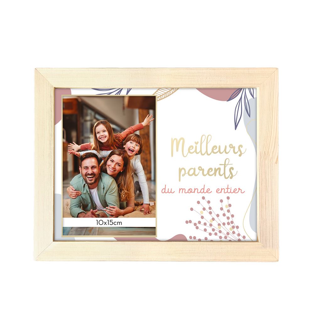 Cadre photo "meilleurs parents"