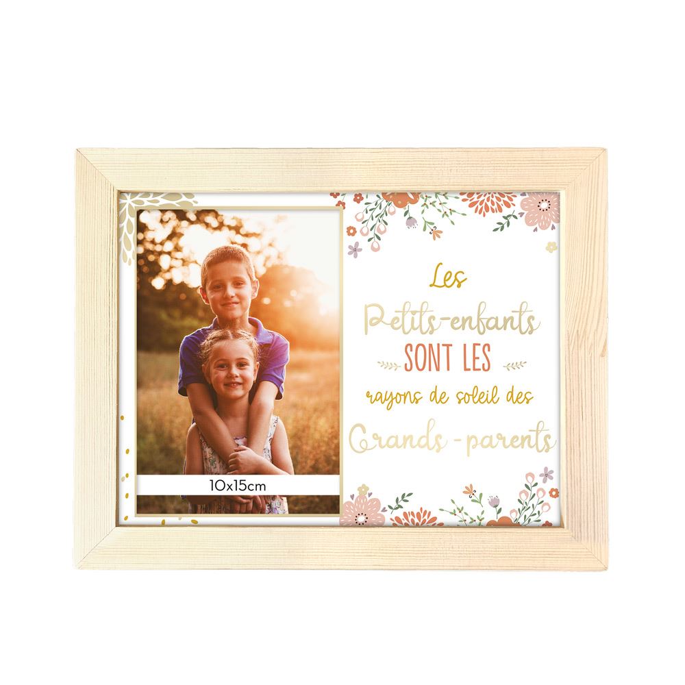 Cadre photo "petits enfants / grands-parents"