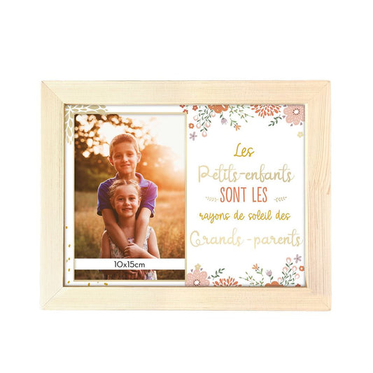 Cadre photo "petits enfants / grands-parents"
