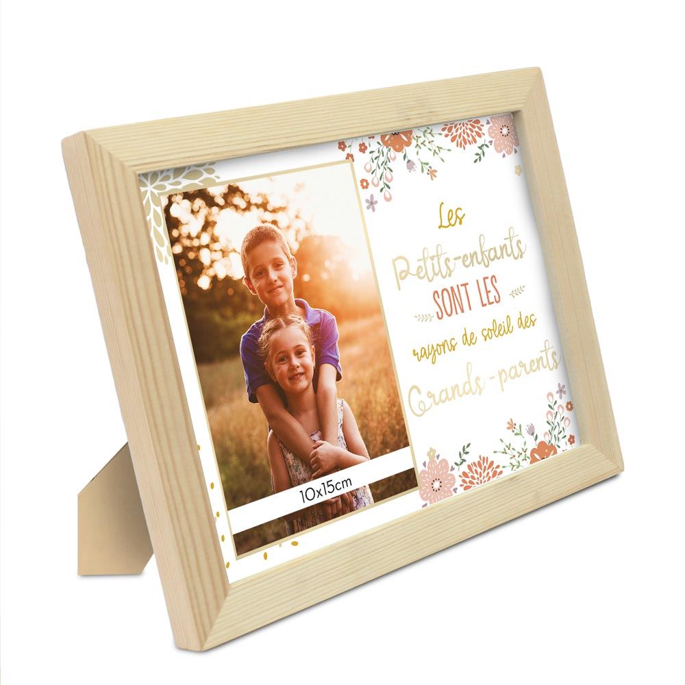 Cadre photo "petits enfants / grands-parents"
