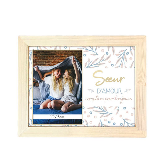 Cadre photo "soeur d amour ...toujours"