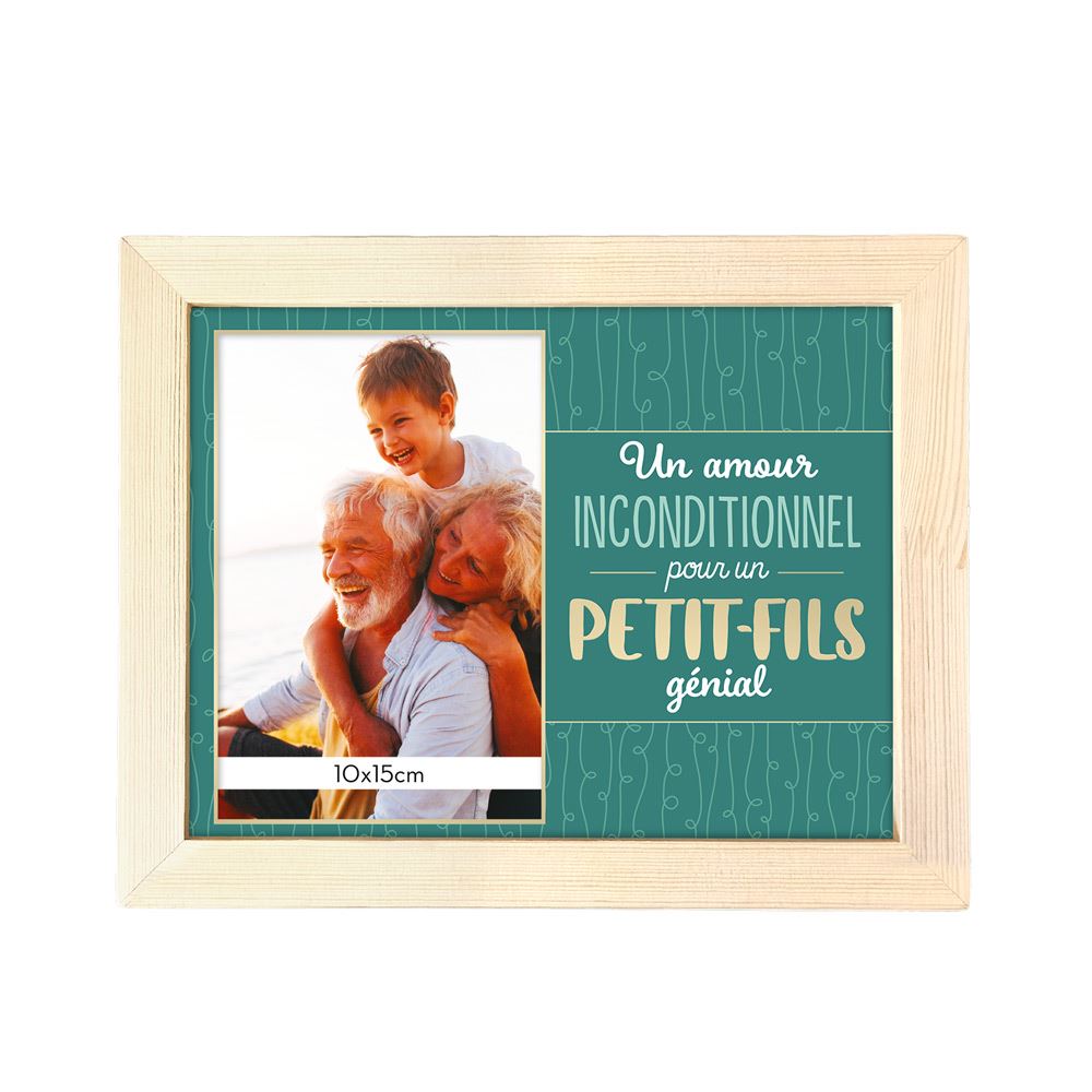 Cadre photo "petit-fils genial"