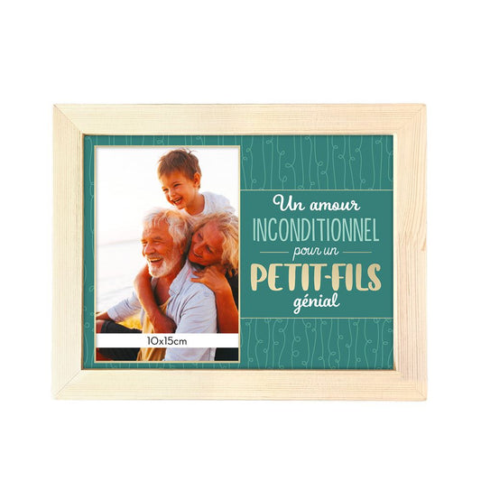 Cadre photo "petit-fils genial"