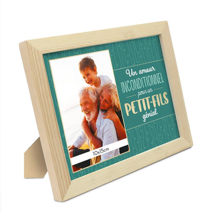 Cadre photo "petit-fils genial"