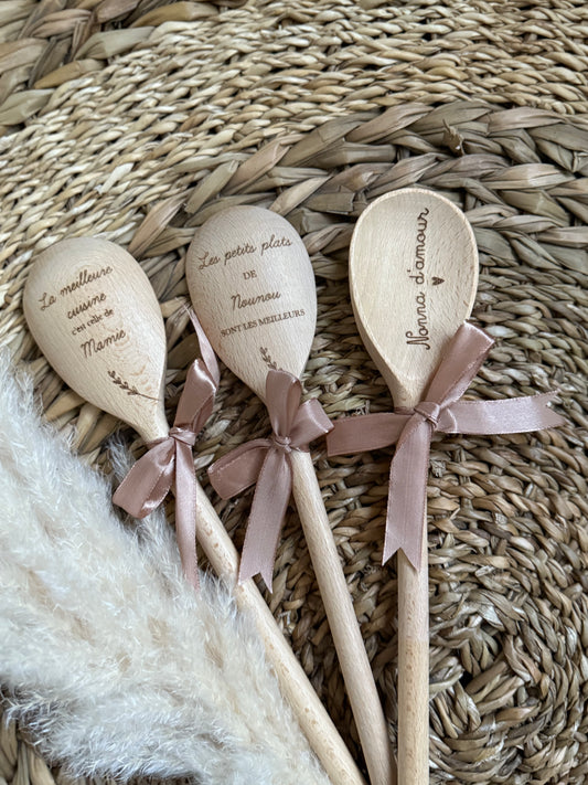 Cuillière en bois - Mamy