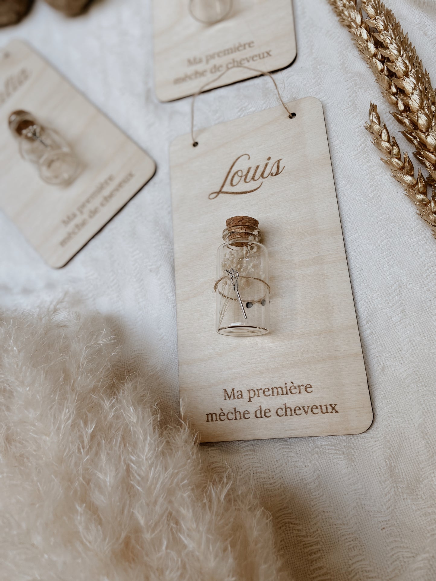 Décoration - Ma première mèche de cheveux