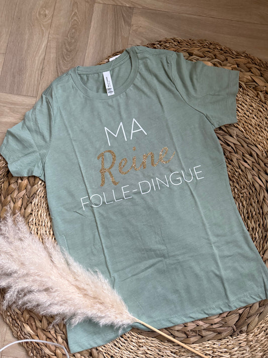 T-shirt adulte vert d'eau S