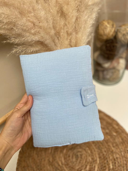 Protège carnet en gaze de coton