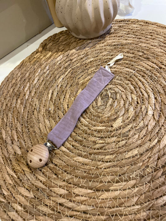 Attache-tutute mauve