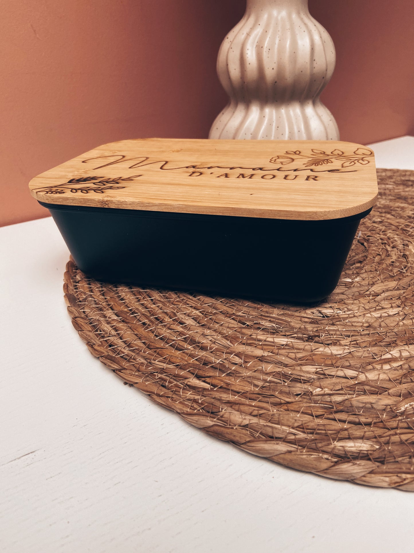 Lunch box bambou