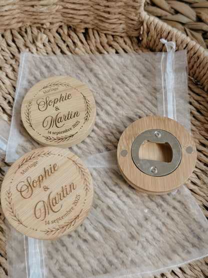 Décapsuleur rond - remerciements