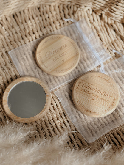 Miroir bambou