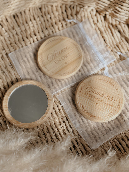 Miroir bambou