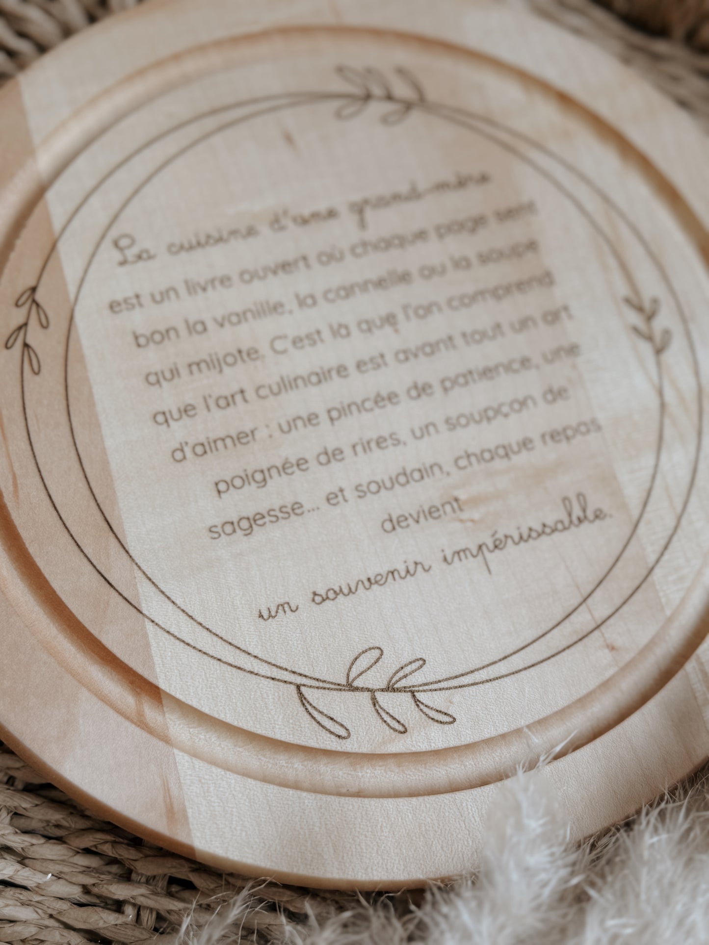 Planche ronde apéro