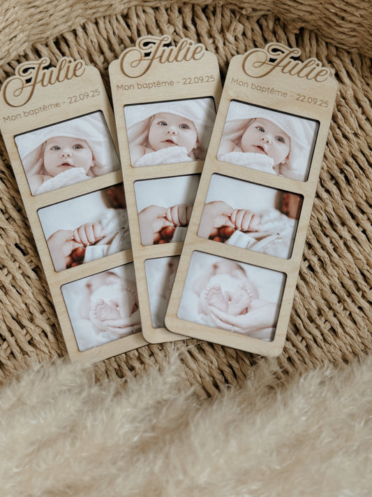Magnet Cabine photo en bois
