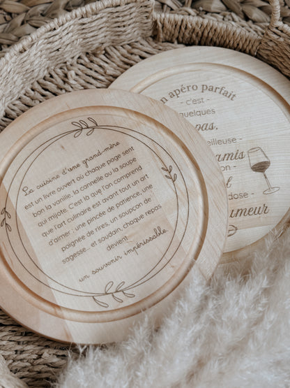 Planche ronde apéro