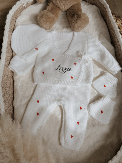 Ensemble 4pc en tricot - Full LOVE