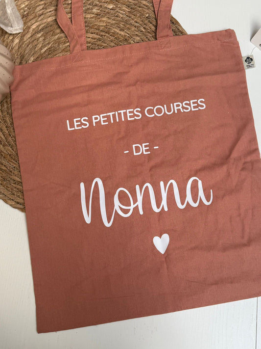 Sac coton terracotta
