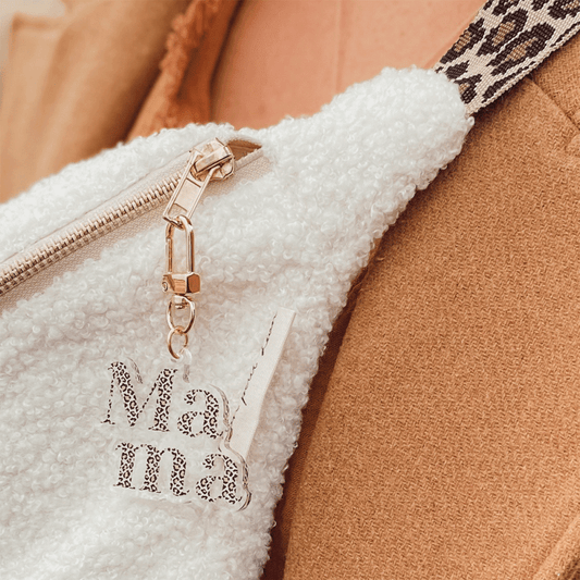 Porte-clé léopard MAMA