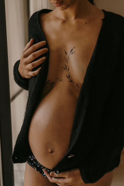 Tatouages éphémères de grossesse